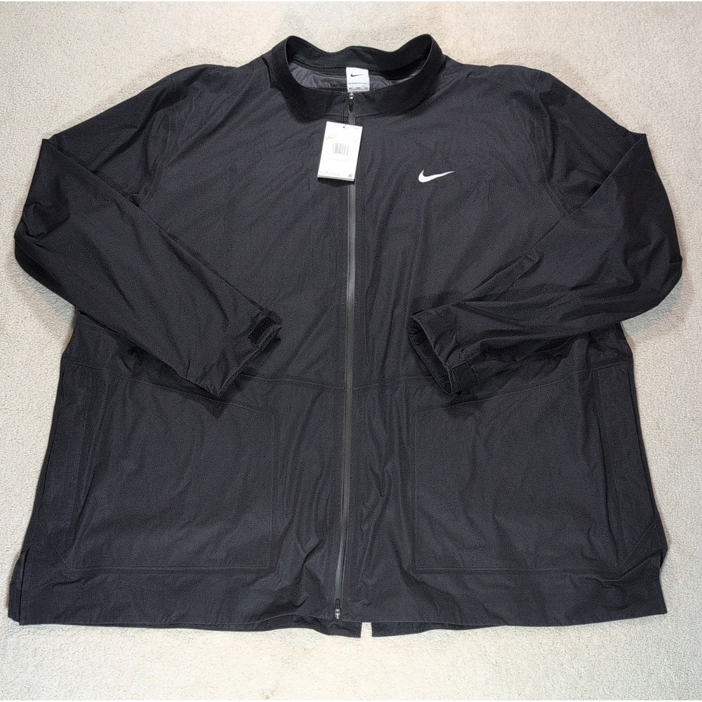 Nike Storm-FIT ADV Full-Zip Waterproof Golf Jacket Mens 4XL Black DX6074-010 New